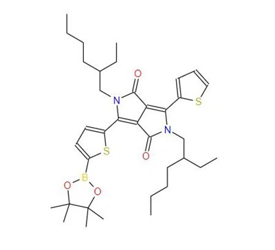 CAS: 2197974-48-2丨2,5-ビス(2-エチルヘキシル)-3-(5-(4,4,5,5-テトラメチル{{ 10}},3,2-ジオキサボロラン-2-イル)チオフェン-2-イル)-6-(チオフェン-2-イル)ピロロ[3,4- c]ピロール-1,4(2H,5H)-ジオン