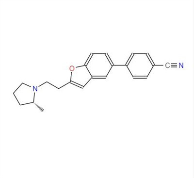 CAS:460746-46-7丨(R)-4-(2-(2-(2-メチルピロリジン-1-YL)エチル)ベンゾフラン-5- YL)ベンゾニトリル